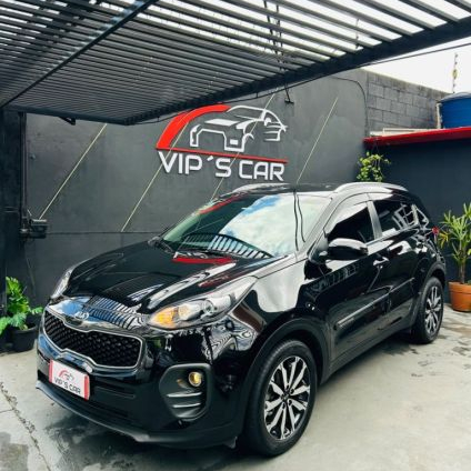 KIA   SPORTAGE LX 2.0 16V 2.0 16V FLEX  AUT.   PRETO 2019 2.0 FLEX