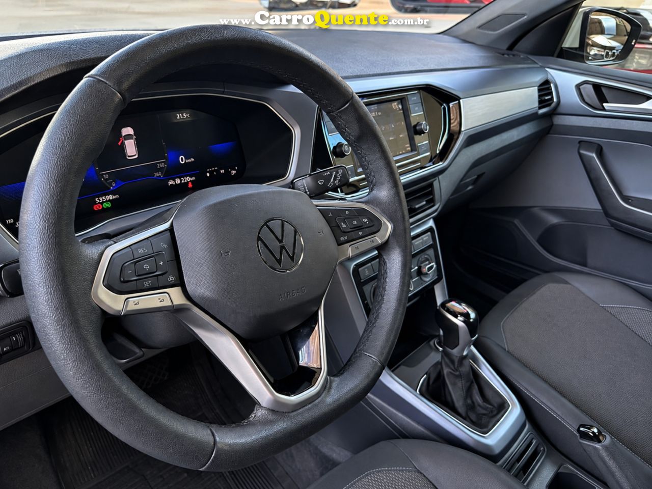 VOLKSWAGEN   T-CROSS COMFOR. 200 TSI 1.0 FLEX 5P AUT.   BRANCO 2023 1.0 FLEX - Loja