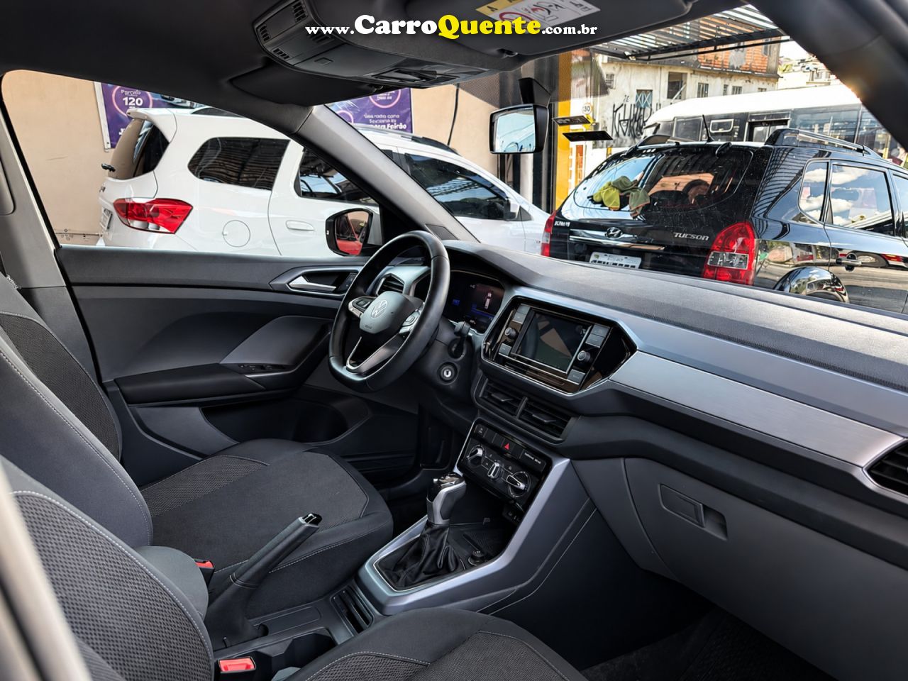 VOLKSWAGEN   T-CROSS COMFOR. 200 TSI 1.0 FLEX 5P AUT.   BRANCO 2023 1.0 FLEX - Loja