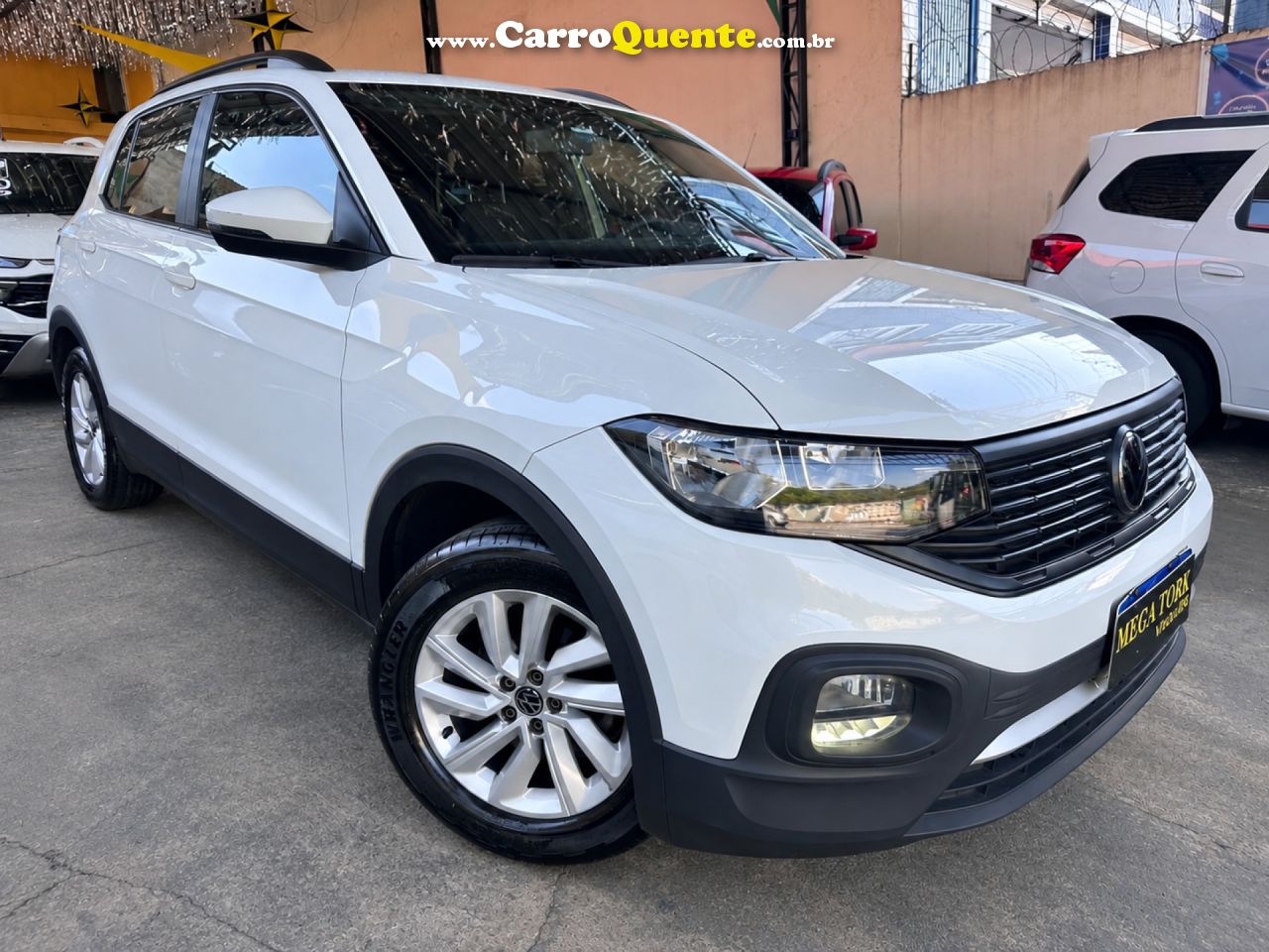VOLKSWAGEN   T-CROSS COMFOR. 200 TSI 1.0 FLEX 5P AUT.   BRANCO 2023 1.0 FLEX - Loja