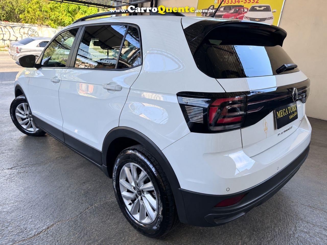 VOLKSWAGEN   T-CROSS COMFOR. 200 TSI 1.0 FLEX 5P AUT.   BRANCO 2023 1.0 FLEX - Loja