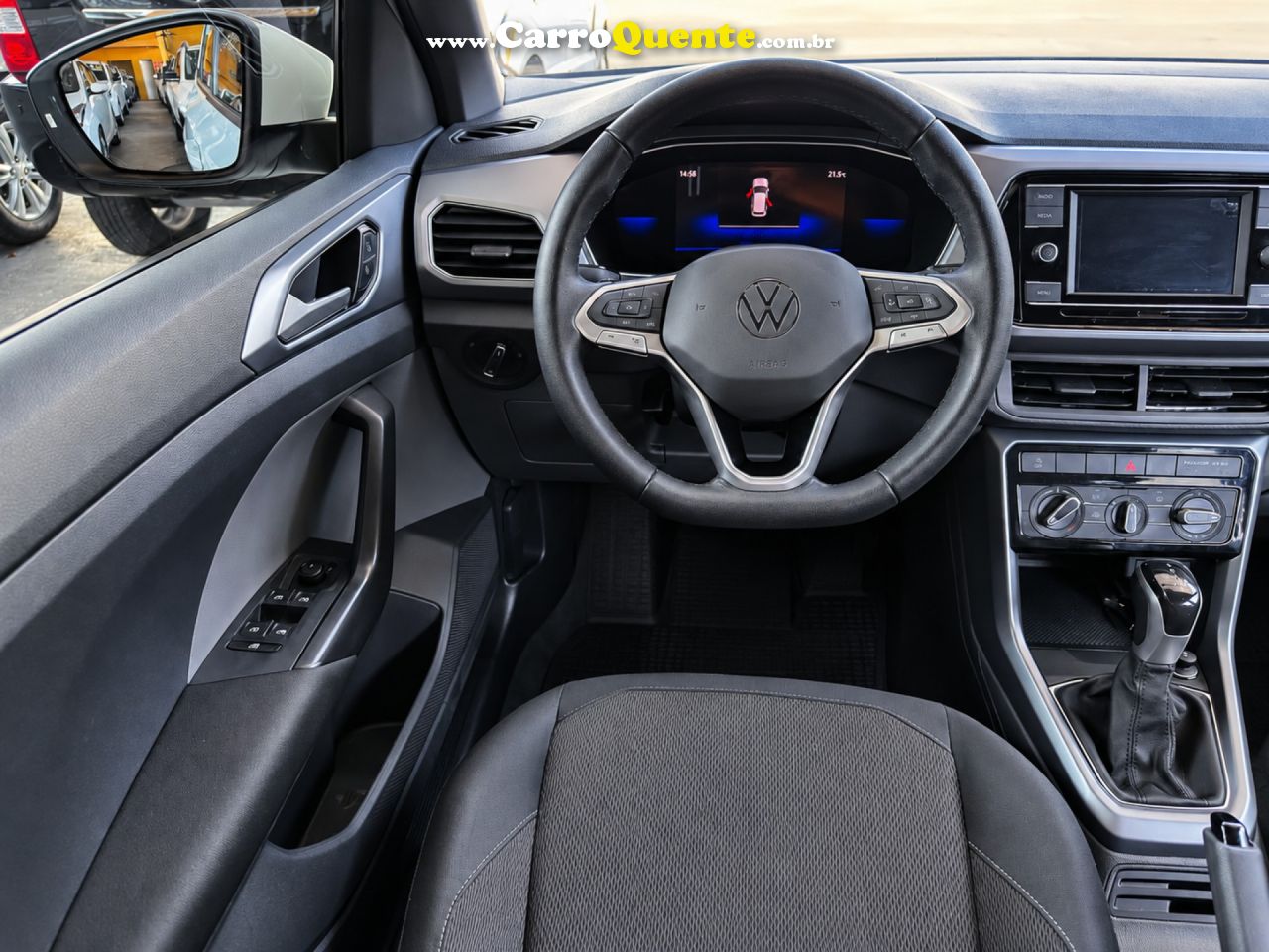 VOLKSWAGEN   T-CROSS COMFOR. 200 TSI 1.0 FLEX 5P AUT.   BRANCO 2023 1.0 FLEX - Loja