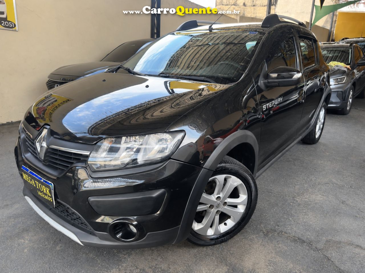 RENAULT   SANDERO STEPWAY HI-POWER 1.6 8V 5P   PRETO 2016 1.6 GASOLINA - Loja