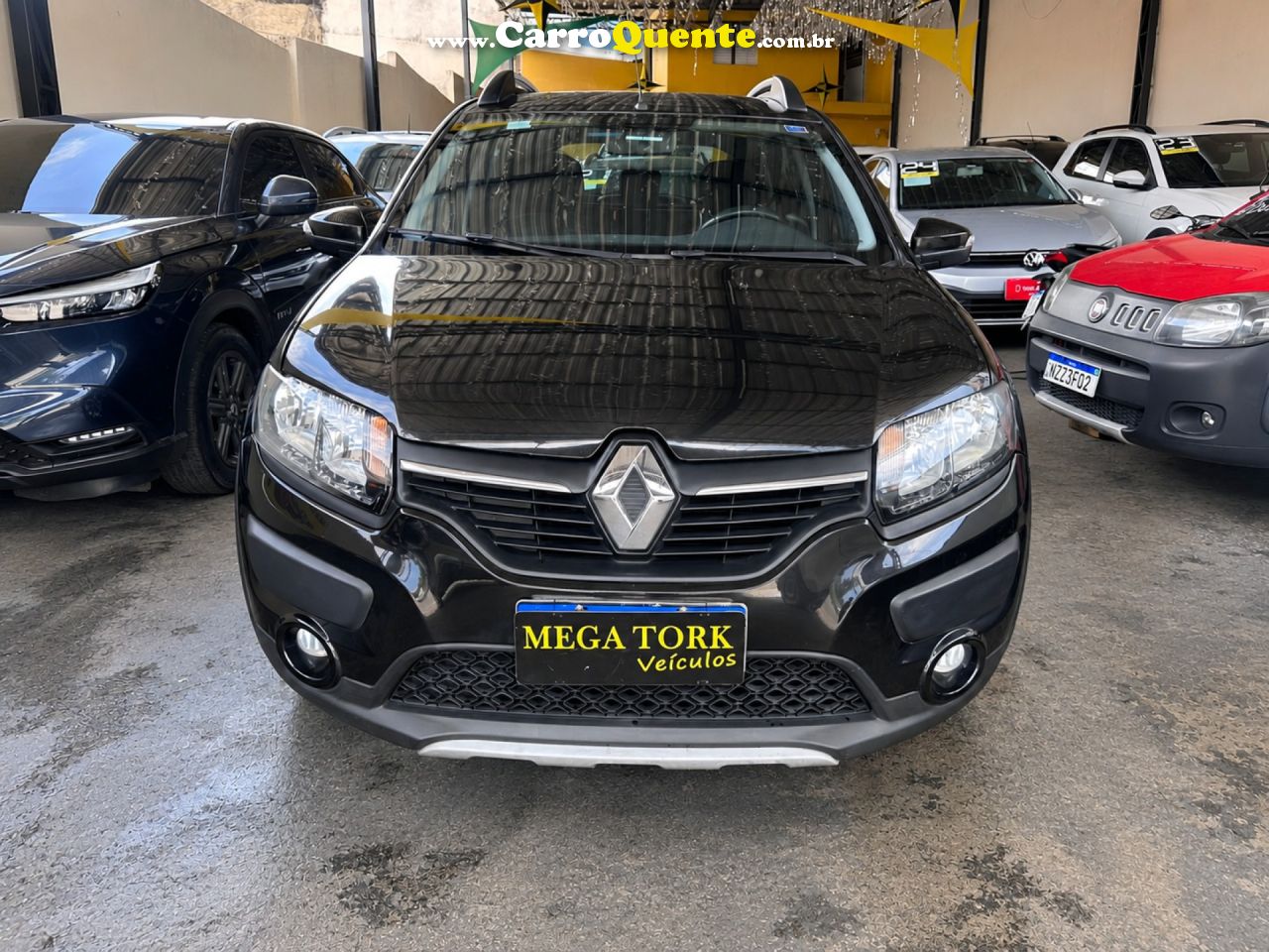 RENAULT   SANDERO STEPWAY HI-POWER 1.6 8V 5P   PRETO 2016 1.6 GASOLINA - Loja