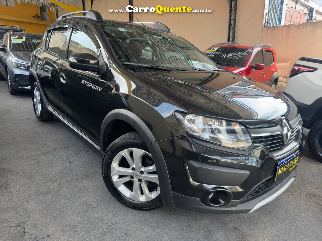 RENAULT   SANDERO STEPWAY HI-POWER 1.6 8V 5P   PRETO 2016 1.6 GASOLINA - Loja