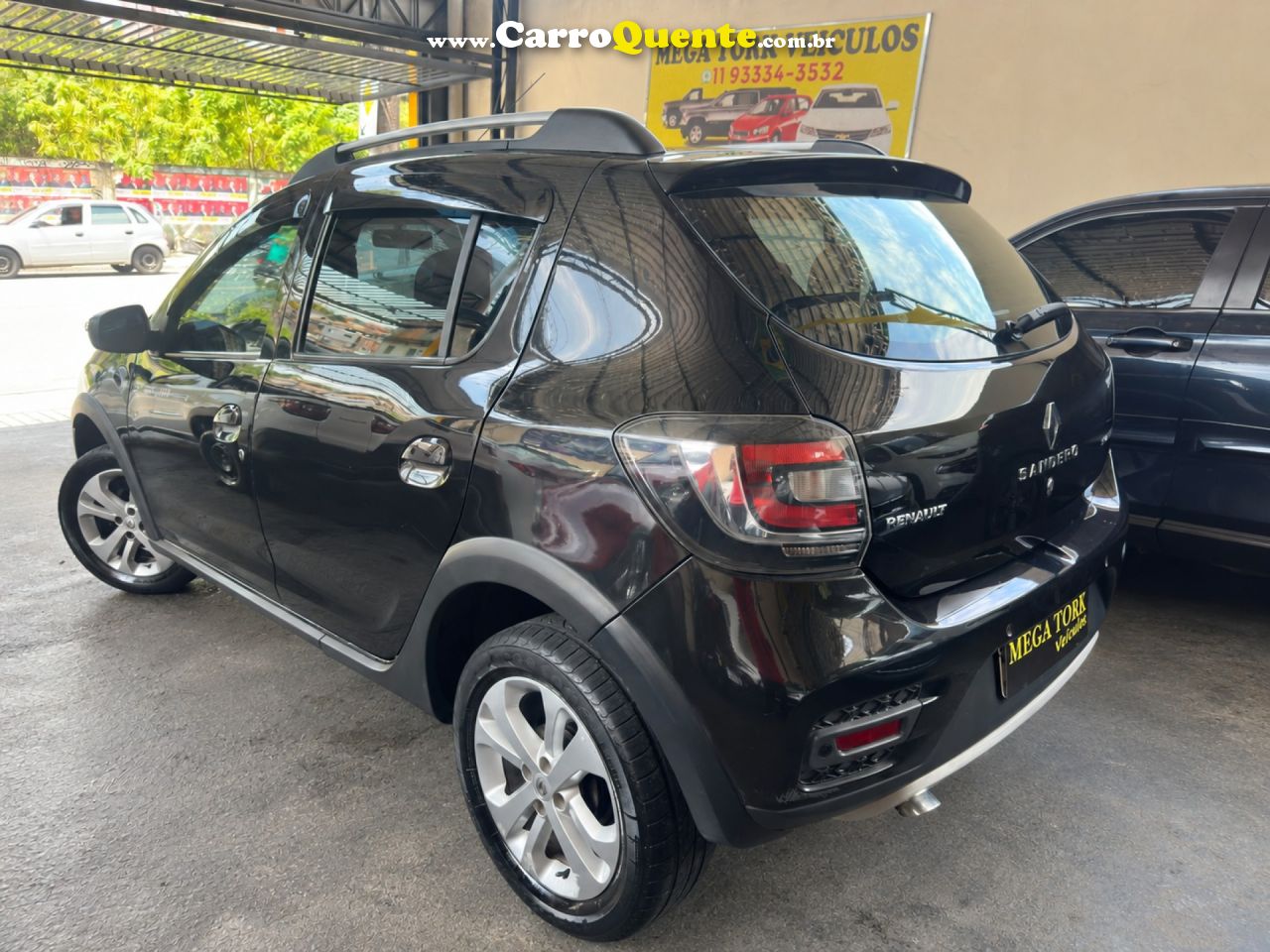 RENAULT   SANDERO STEPWAY HI-POWER 1.6 8V 5P   PRETO 2016 1.6 GASOLINA - Loja