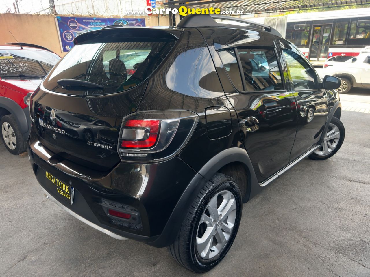 RENAULT   SANDERO STEPWAY HI-POWER 1.6 8V 5P   PRETO 2016 1.6 GASOLINA - Loja