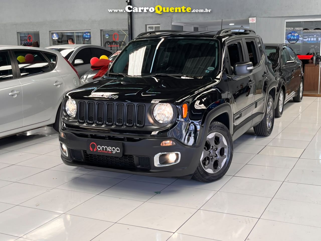 JEEP   RENEGADE SPORT 1.8 4X2 FLEX 16V AUT.   PRETO 2018 1.8 FLEX - Loja