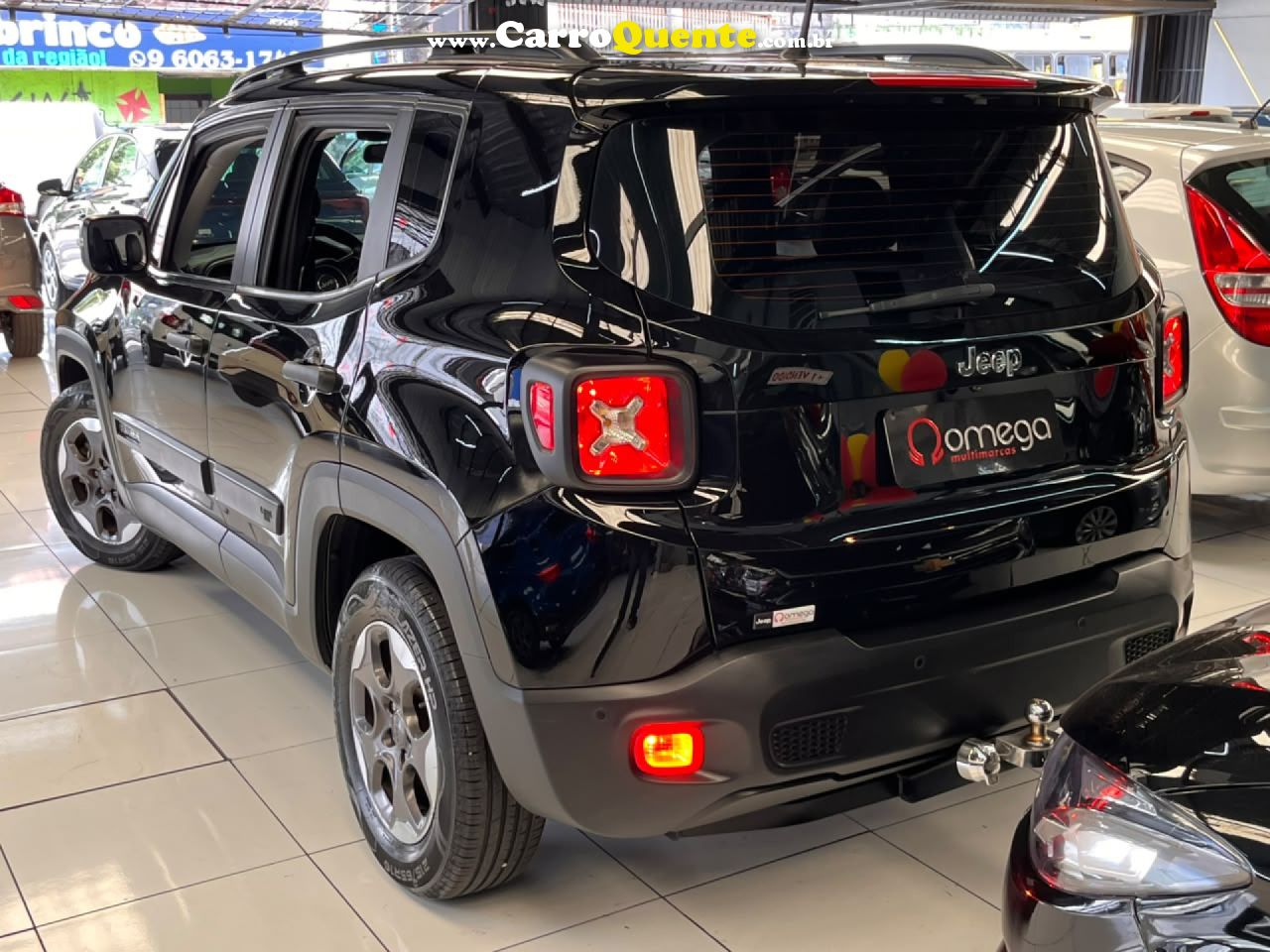 JEEP   RENEGADE SPORT 1.8 4X2 FLEX 16V AUT.   PRETO 2018 1.8 FLEX - Loja