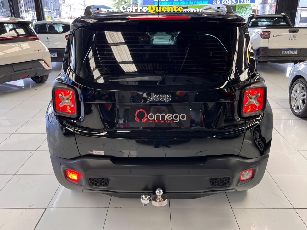 JEEP   RENEGADE SPORT 1.8 4X2 FLEX 16V AUT.   PRETO 2018 1.8 FLEX - Loja
