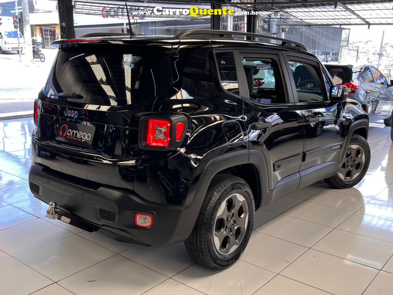 JEEP   RENEGADE SPORT 1.8 4X2 FLEX 16V AUT.   PRETO 2018 1.8 FLEX - Loja
