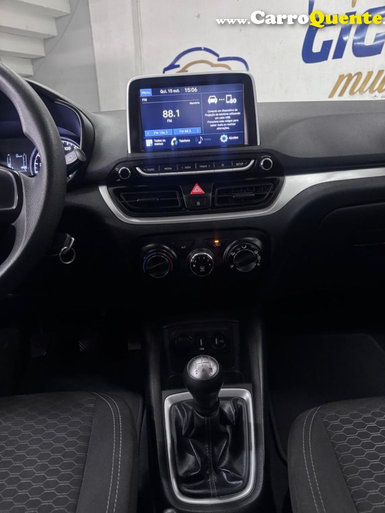 HYUNDAI   HB20 VISION 1.0 FLEX 12V MEC.   CINZA 2022 1.0 FLEX - Loja