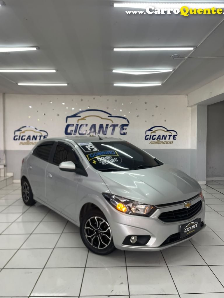 CHEVROLET   ONIX HATCH LT 1.0 8V FLEXPOWER 5P MEC.   PRATA 2019 1.0 FLEX - Loja