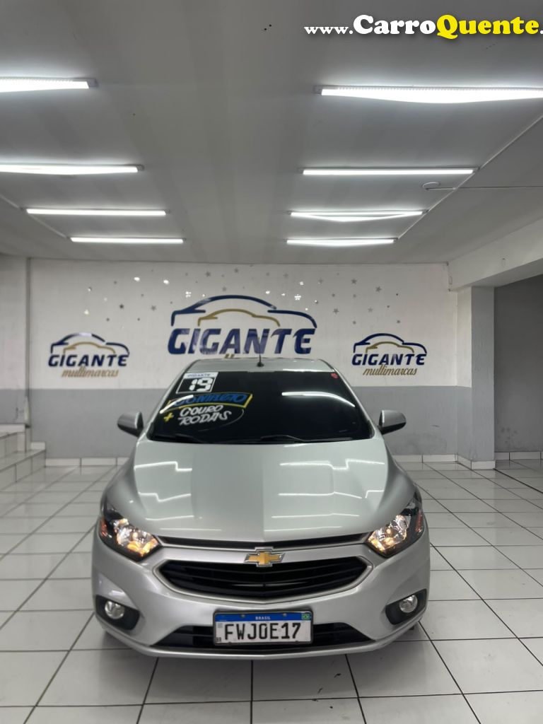 CHEVROLET   ONIX HATCH LT 1.0 8V FLEXPOWER 5P MEC.   PRATA 2019 1.0 FLEX - Loja