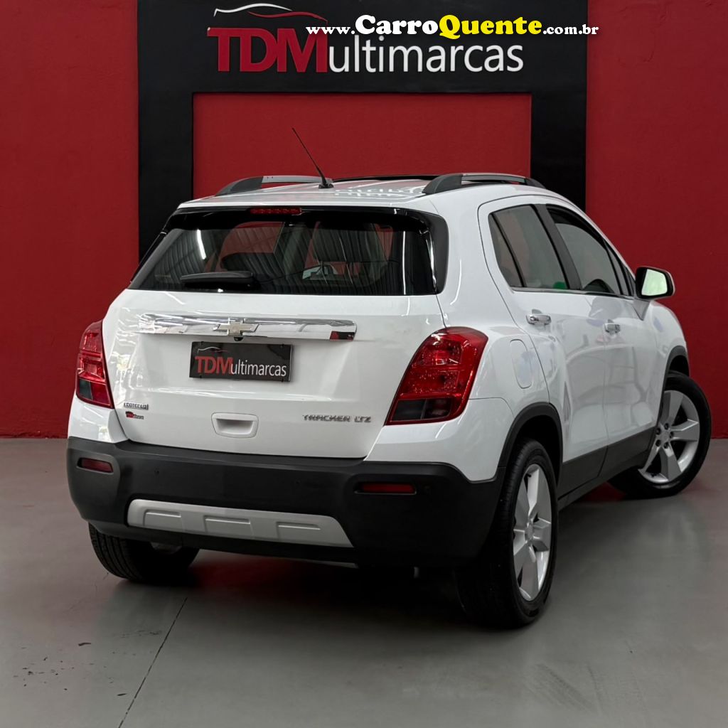 CHEVROLET   TRACKER LTZ 1.8 16V FLEX 4X2 AUT.   BRANCO 2013 1.8 FLEX - Loja