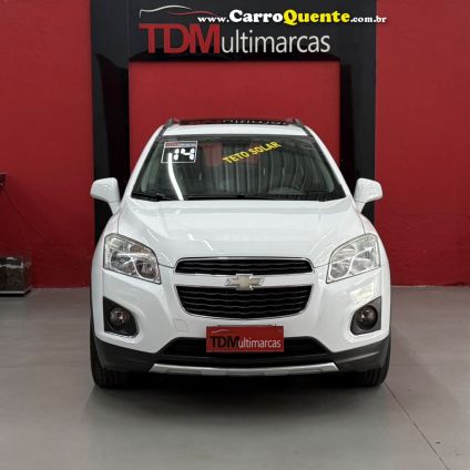 CHEVROLET   TRACKER LTZ 1.8 16V FLEX 4X2 AUT.   BRANCO 2013 1.8 FLEX