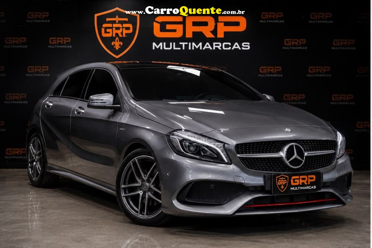 MERCEDES-BENZ   CLASSE A 250 2.0 TB SPORT AUT.   CINZA 2016 2.0 GASOLINA - Loja