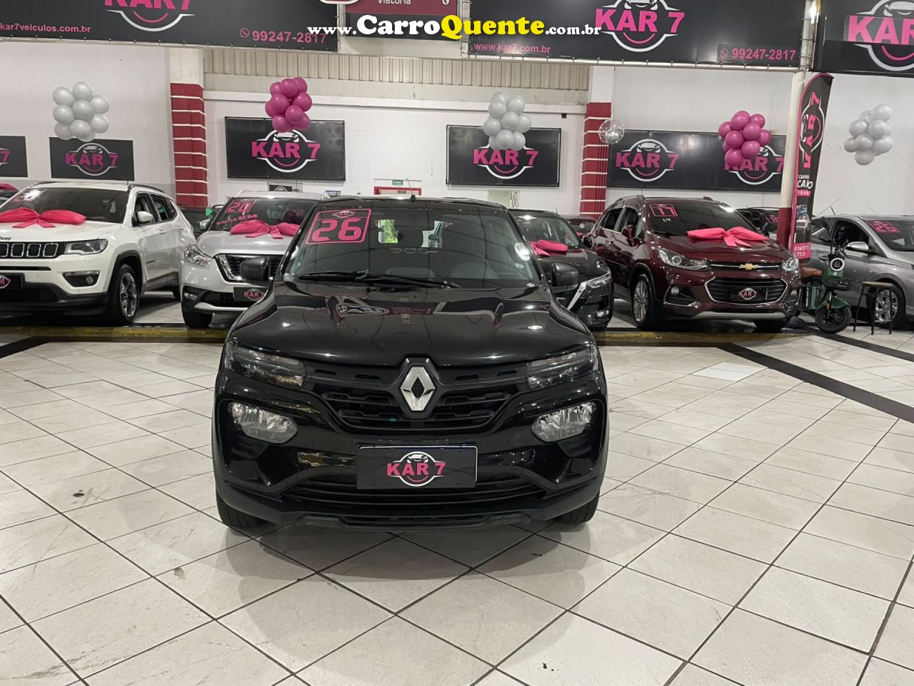 RENAULT   KWID ZEN 1.0 FLEX 12V 5P MEC.   PRETO 2026 1.0 FLEX - Loja