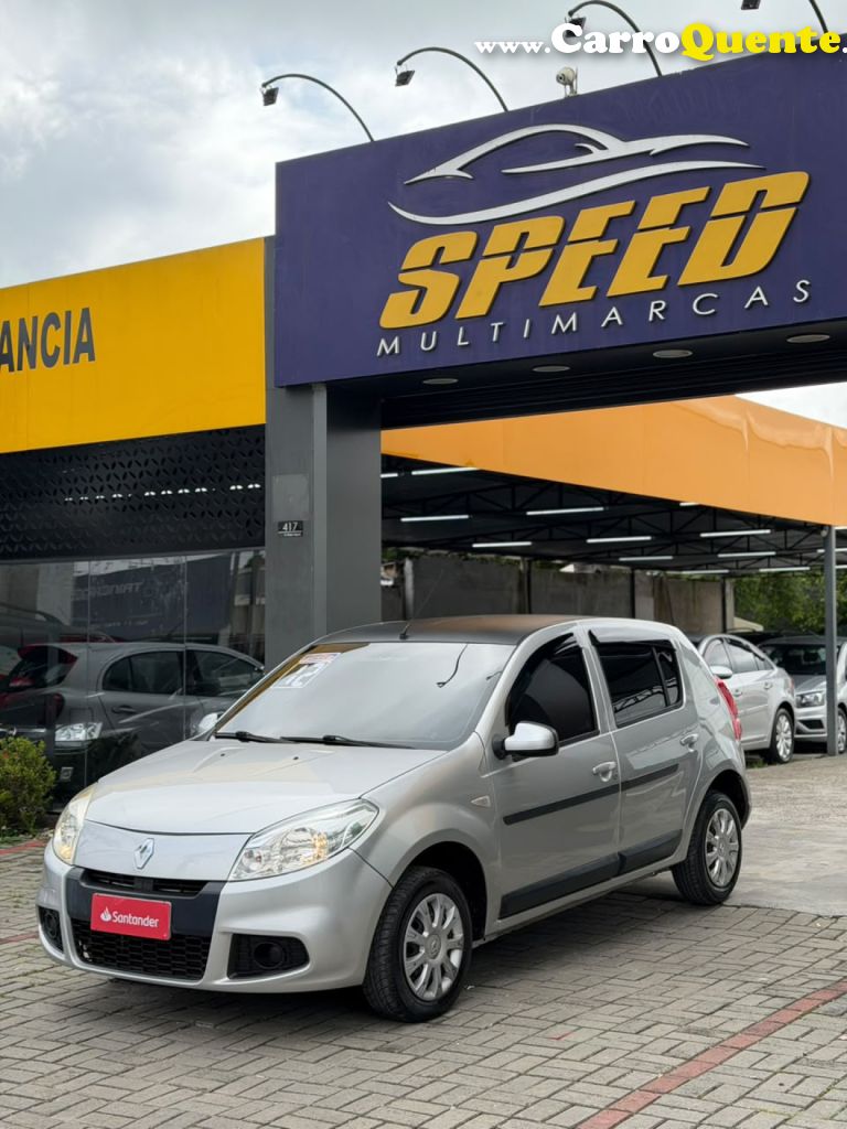 RENAULT   SANDERO EXPRESSION HI-FLEX 1.0 16V 5P   PRATA 2012 1.0 FLEX - Loja