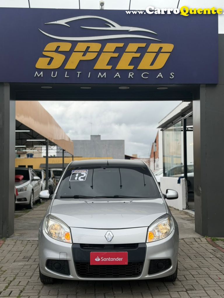 RENAULT   SANDERO EXPRESSION HI-FLEX 1.0 16V 5P   PRATA 2012 1.0 FLEX - Loja