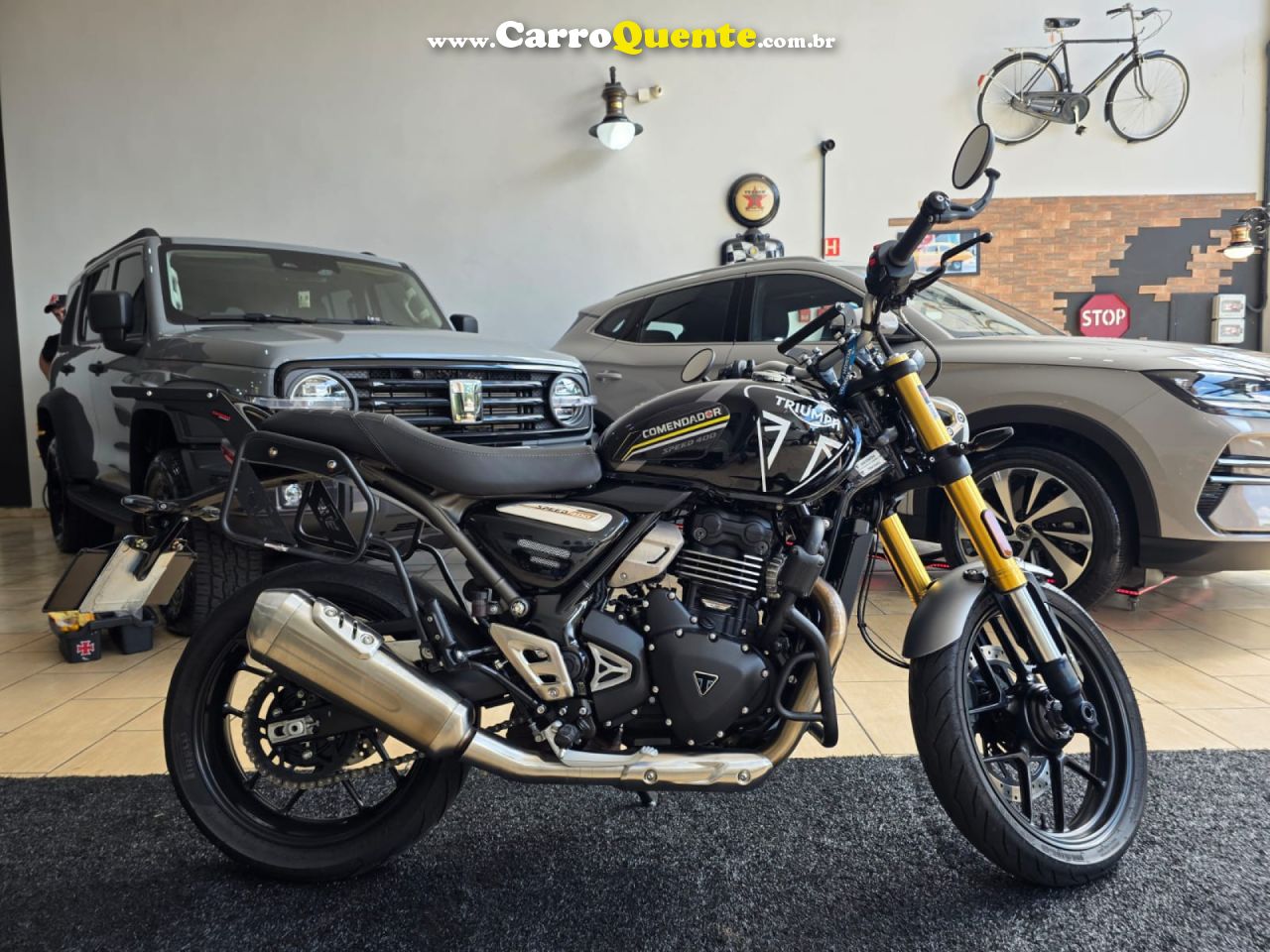 TRIUMPH   TRIUMPH SPEED 400   PRETO 2025 400 GASOLINA - Loja