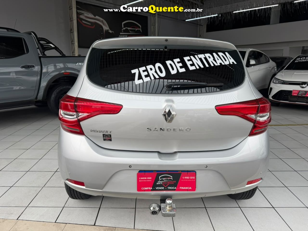 RENAULT   SANDERO LIFE FLEX 1.0 12V 5P MEC.   PRATA 2020 1.0 FLEX - Loja