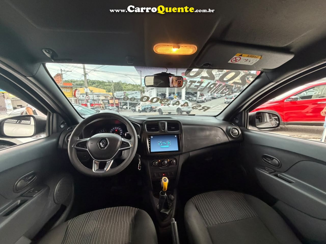RENAULT   SANDERO LIFE FLEX 1.0 12V 5P MEC.   PRATA 2020 1.0 FLEX - Loja