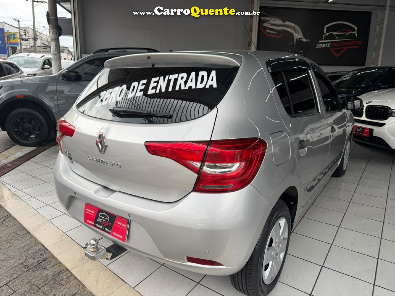 RENAULT   SANDERO LIFE FLEX 1.0 12V 5P MEC.   PRATA 2020 1.0 FLEX - Loja