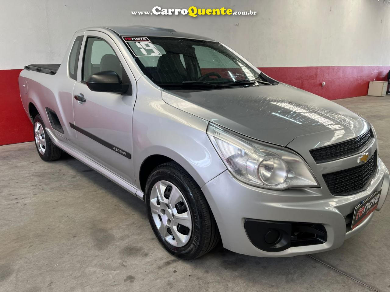 CHEVROLET   MONTANA LS 1.4 ECONOFLEX 8V 2P   PRATA 2019 1.4 FLEX - Loja
