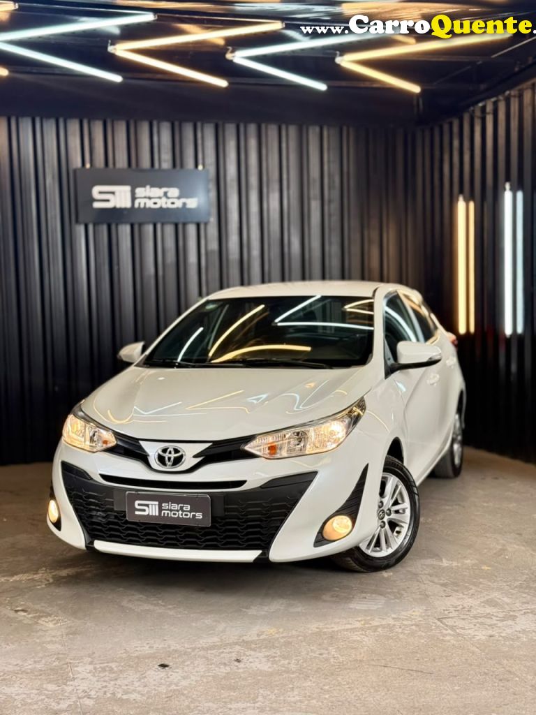 TOYOTA   YARIS XL PLUS TECH 1.3 FLEX 16V AUT.   BRANCO 2019 1.3 FLEX - Loja