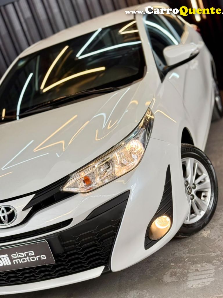 TOYOTA   YARIS XL PLUS TECH 1.3 FLEX 16V AUT.   BRANCO 2019 1.3 FLEX - Loja