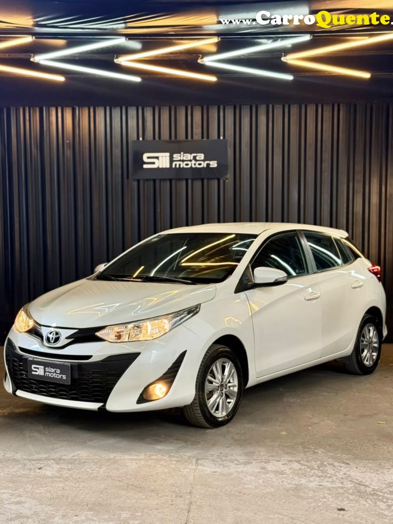 TOYOTA   YARIS XL PLUS TECH 1.3 FLEX 16V AUT.   BRANCO 2019 1.3 FLEX - Loja
