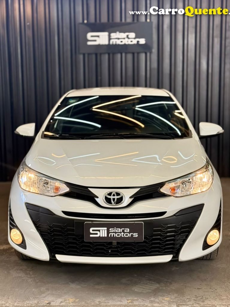 TOYOTA   YARIS XL PLUS TECH 1.3 FLEX 16V AUT.   BRANCO 2019 1.3 FLEX - Loja