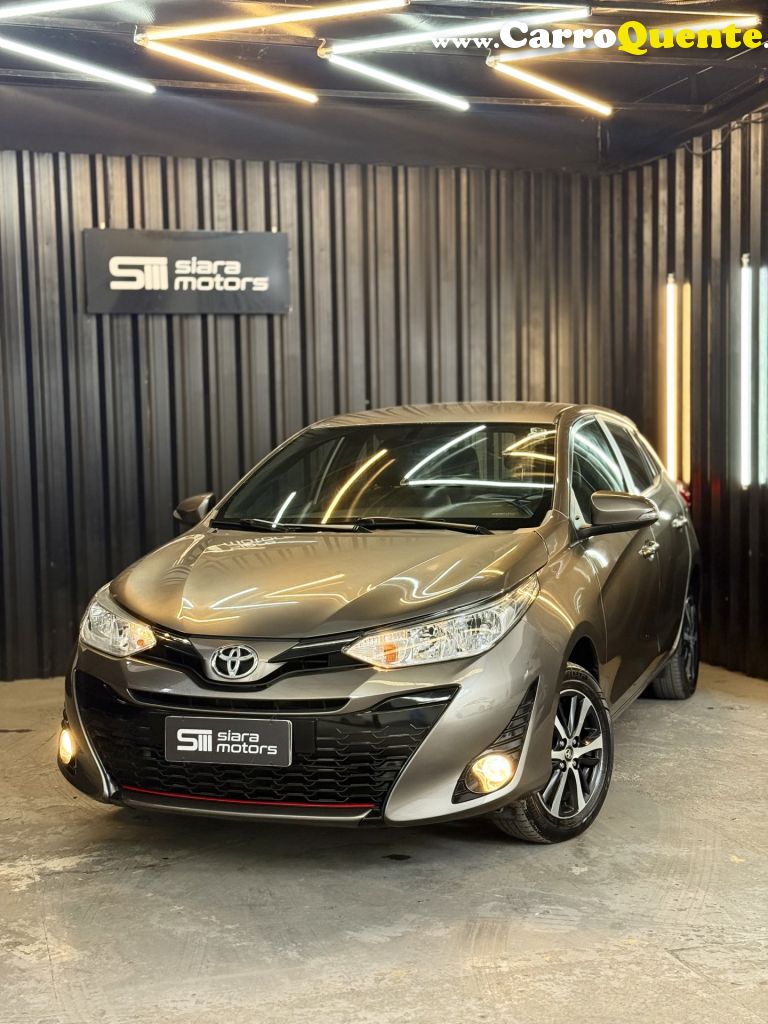 TOYOTA   YARIS XS 1.5 FLEX 16V 5P AUT.   CINZA 2019 1.5 FLEX - Loja