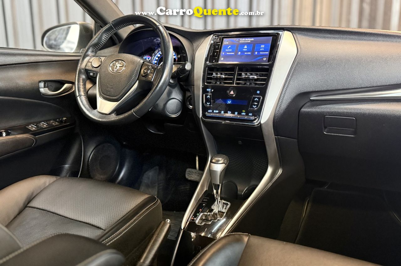 TOYOTA   YARIS XS 1.5 FLEX 16V 5P AUT.   CINZA 2019 1.5 FLEX - Loja