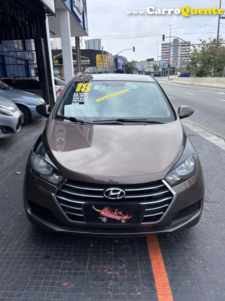 HYUNDAI   HB20 COMFORT PLUS 1.0 TB FLEX 12V MEC.   MARROM 2018 1.0 FLEX - Loja