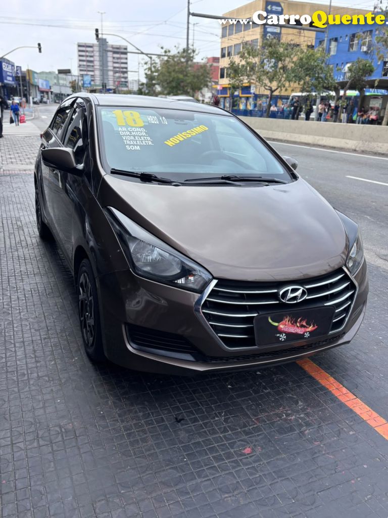 HYUNDAI   HB20 COMFORT PLUS 1.0 TB FLEX 12V MEC.   MARROM 2018 1.0 FLEX - Loja