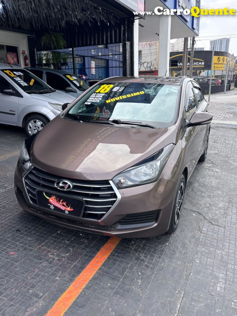 HYUNDAI   HB20 COMFORT PLUS 1.0 TB FLEX 12V MEC.   MARROM 2018 1.0 FLEX - Loja
