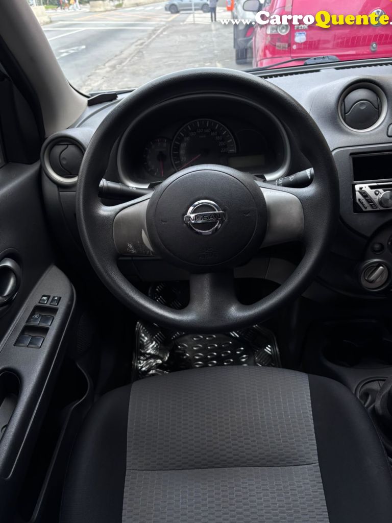 NISSAN   MARCH S 1.0 16V FLEX FUEL 5P   PRATA 2014 1.0 FLEX - Loja