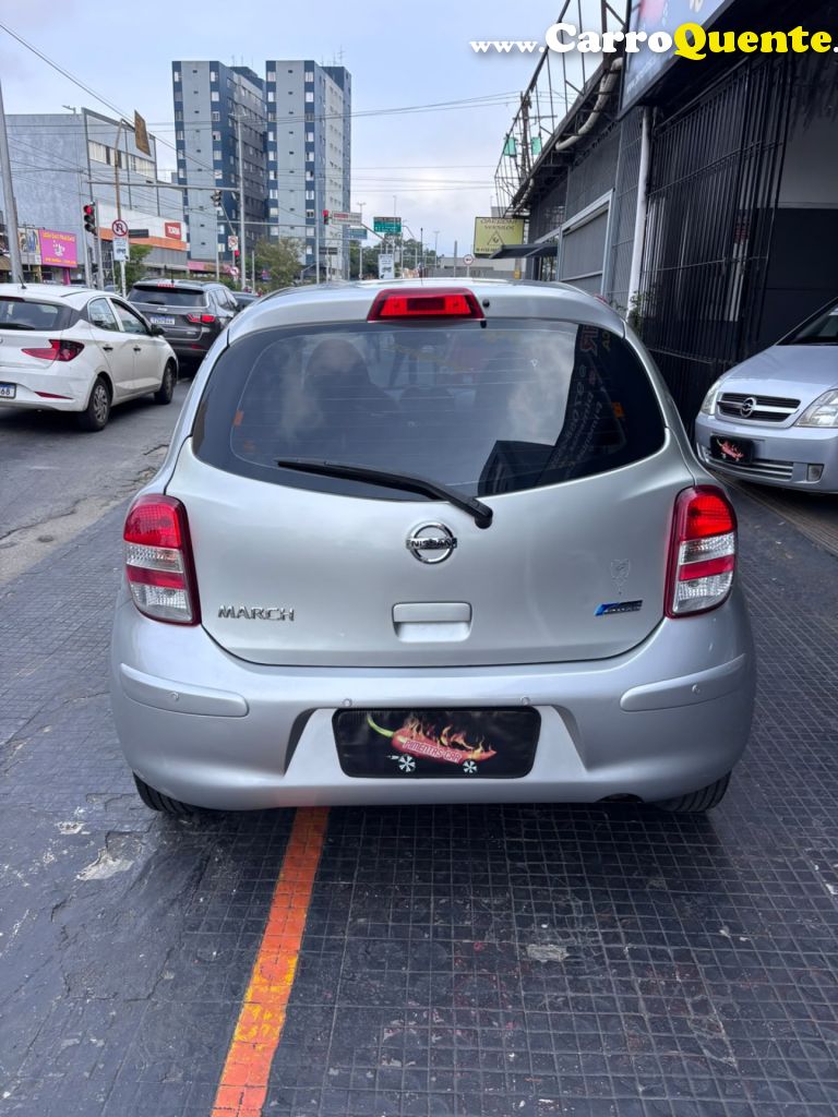 NISSAN   MARCH S 1.0 16V FLEX FUEL 5P   PRATA 2014 1.0 FLEX - Loja