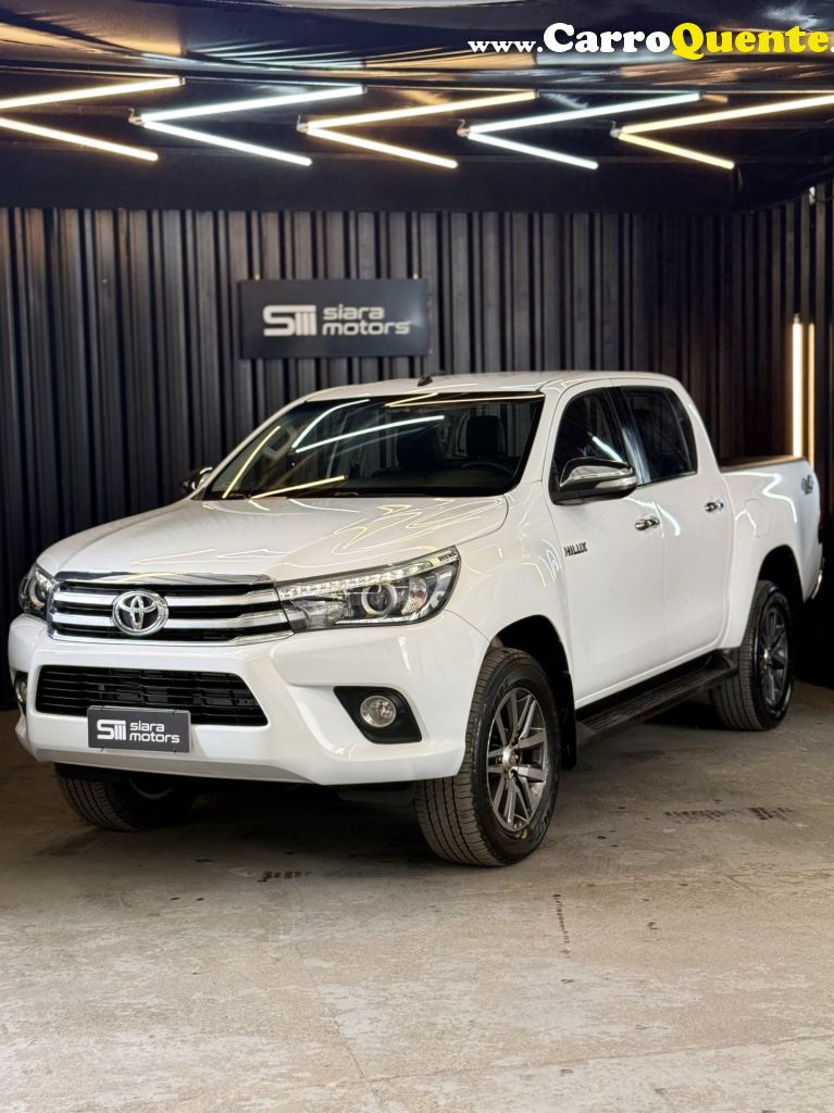 TOYOTA   HILUX CD SRX 4X4 2.8 TDI 16V DIESEL AUT.   BRANCO 2016 2.8 DIESEL - Loja