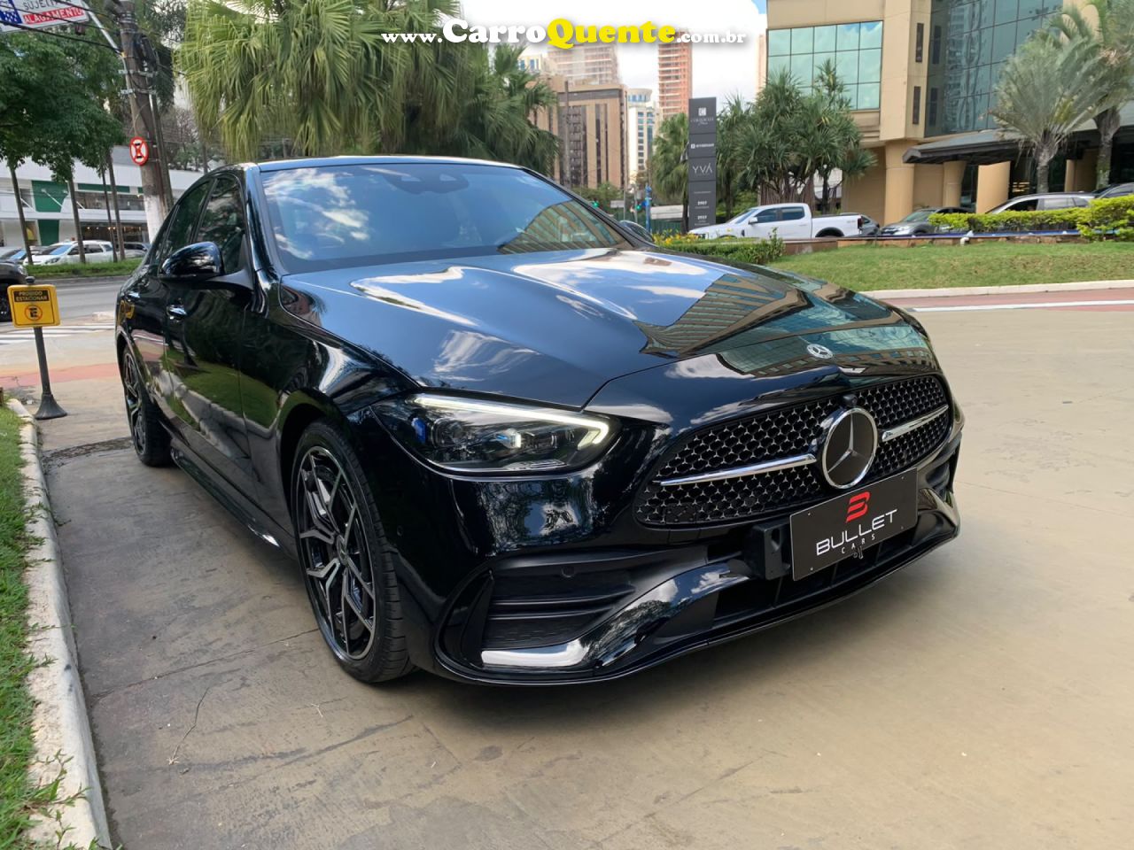 MERCEDES-BENZ   2.0 EQ BOOST HÍBRIDO AMG LINE 9G-TRONIC   PRETO 2023 2.0 GASOLINA E ELÉTRICO - Loja