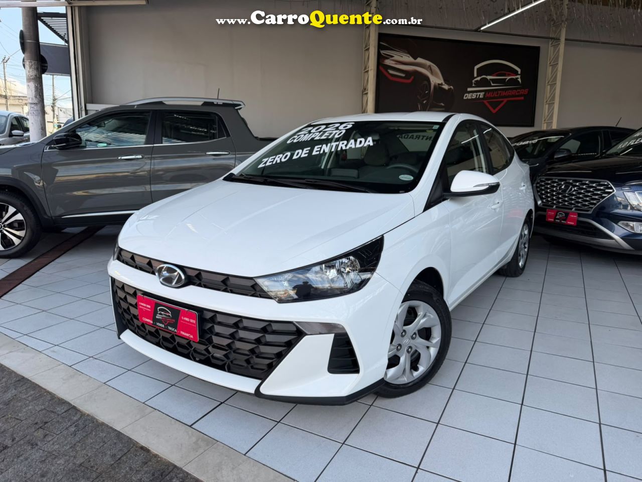 HYUNDAI   HB20S C.PLUSC.STYLE1.0 FLEX 12V MEC. 4P   BRANCO 2026 1.0 FLEX - Loja