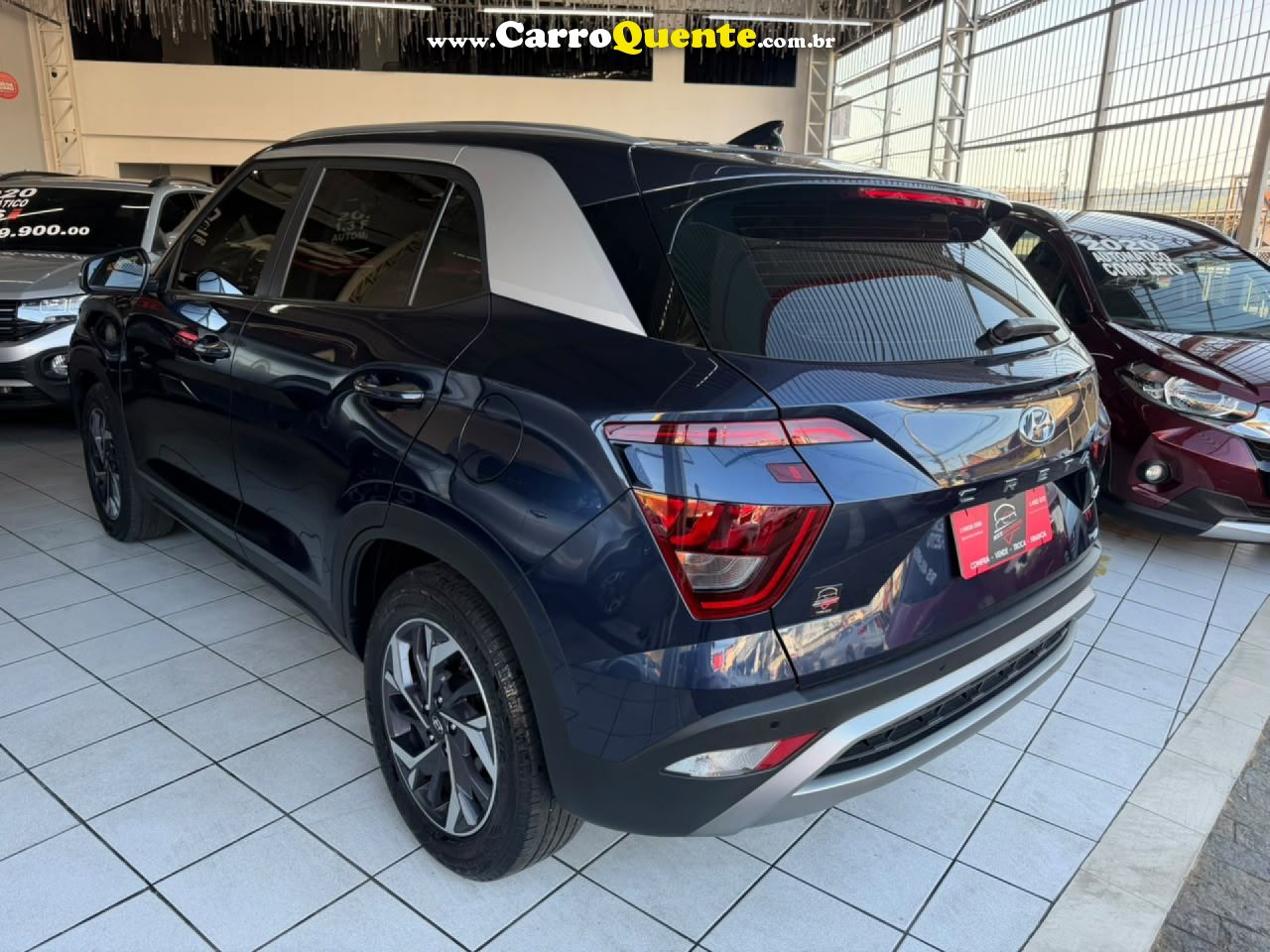 HYUNDAI   CRETA LIMITED 1.0 TB 12V FLEX AUT.   AZUL 2023 1.0 FLEX - Loja