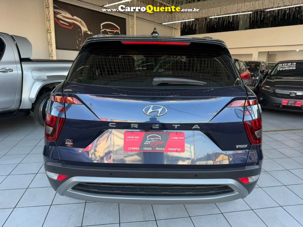 HYUNDAI   CRETA LIMITED 1.0 TB 12V FLEX AUT.   AZUL 2023 1.0 FLEX - Loja