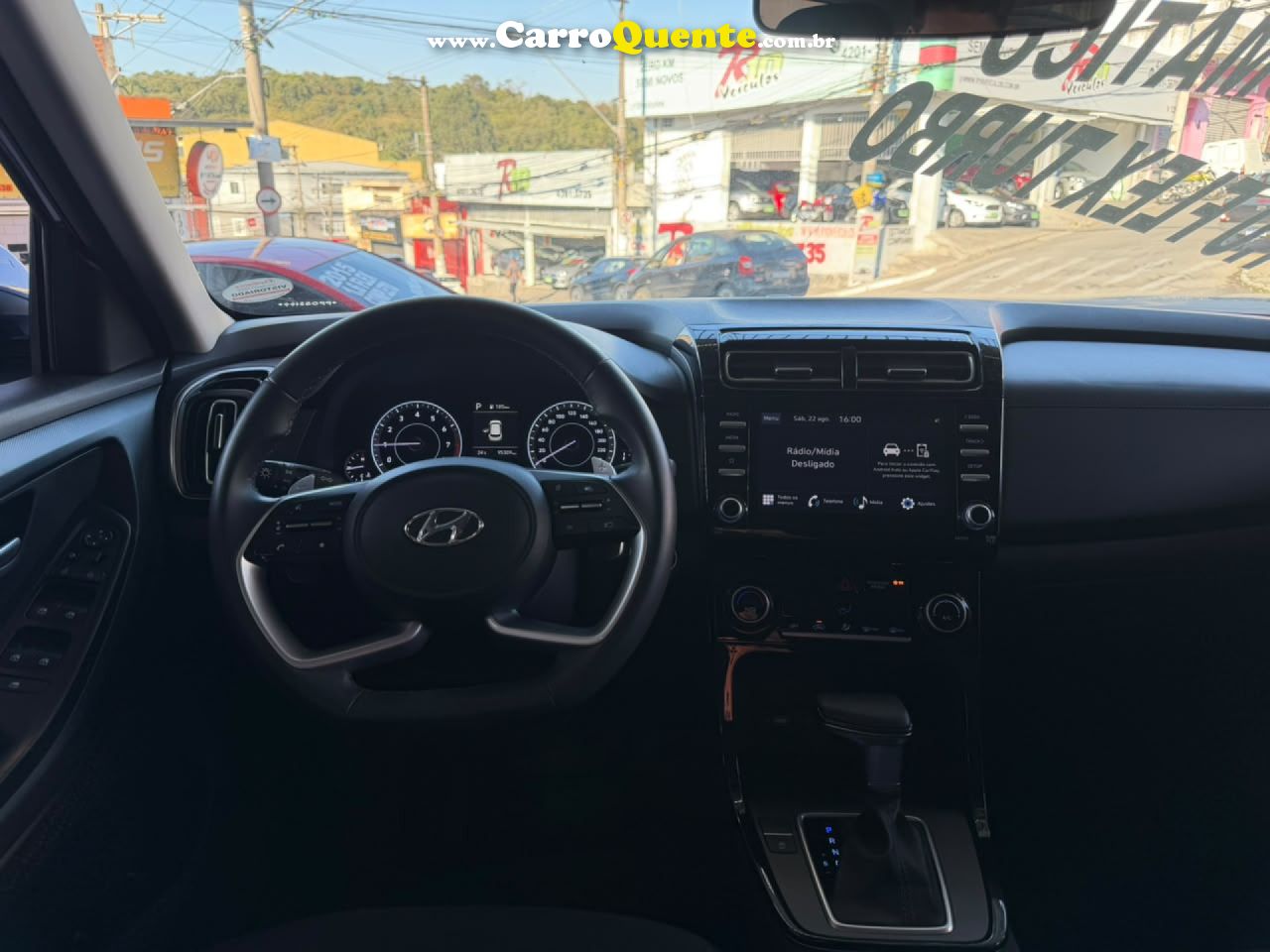 HYUNDAI   CRETA LIMITED 1.0 TB 12V FLEX AUT.   AZUL 2023 1.0 FLEX - Loja