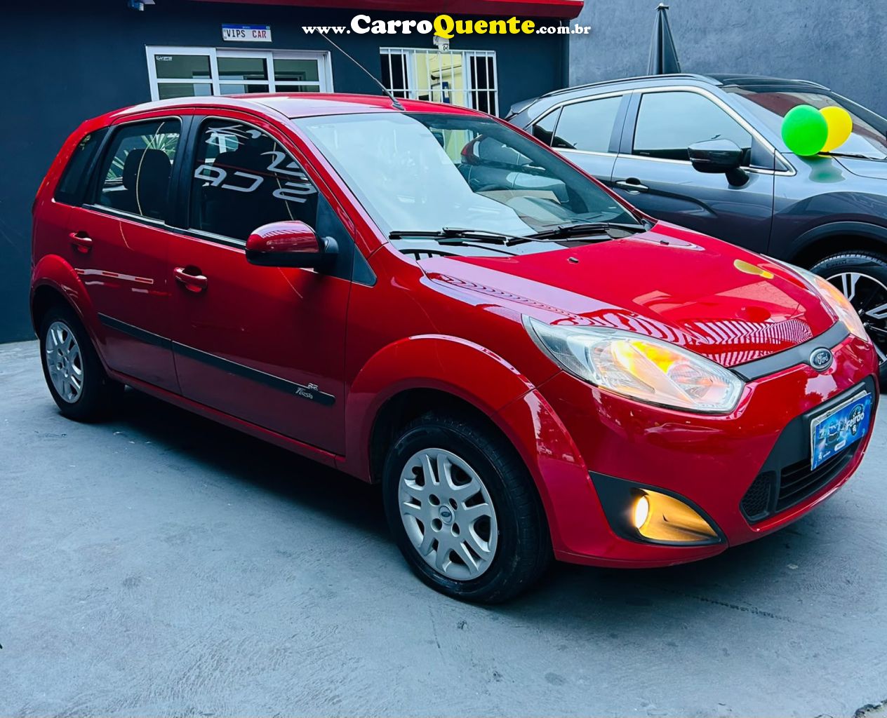 FORD   FIESTA SE 1.6 8V FLEX 5P   VERMELHO 2014 1.6 FLEX - Loja