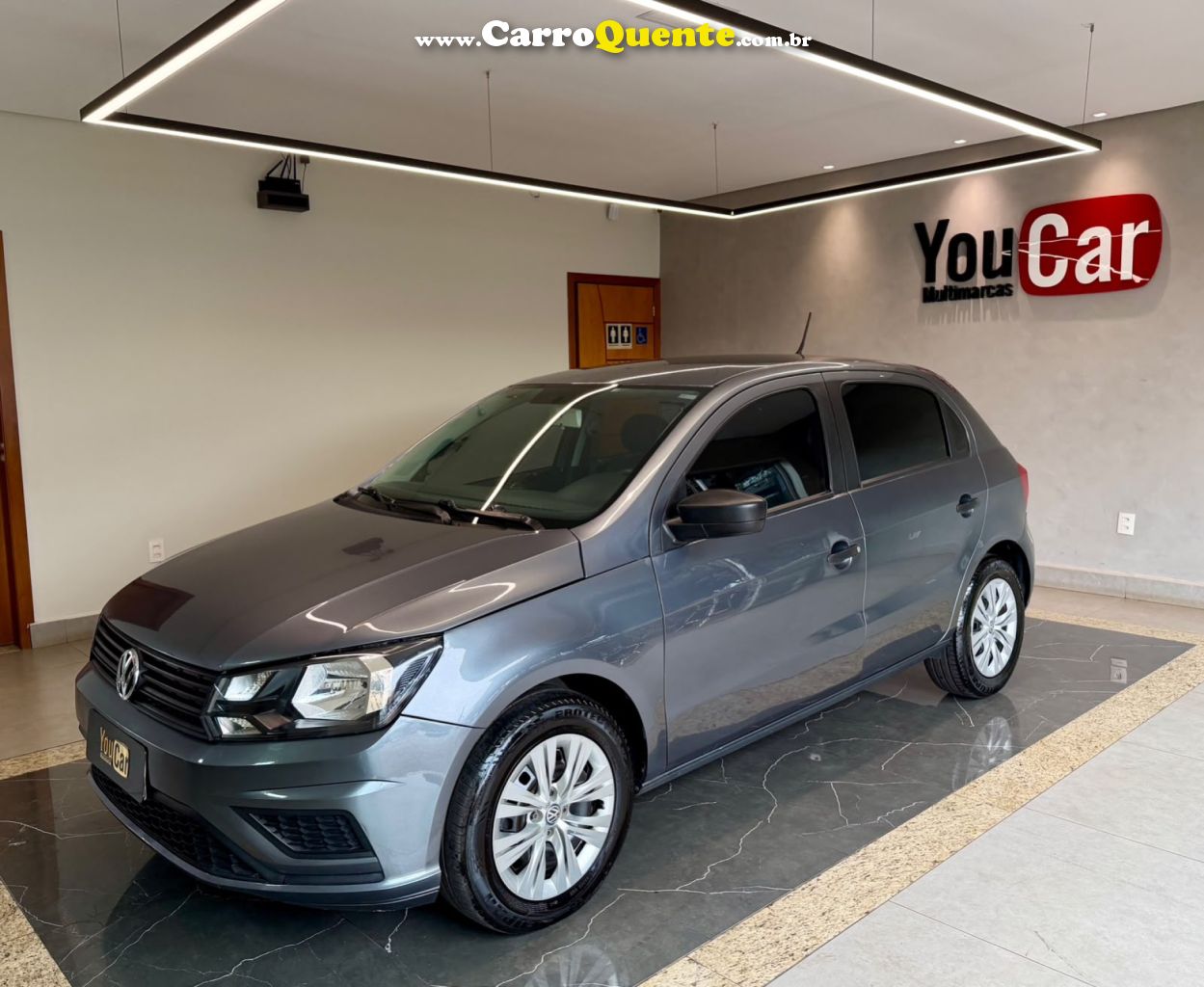 VOLKSWAGEN   GOL 1.6 MSI FLEX 16V 5P AUT.   CINZA 2021 1.6 FLEX - Loja