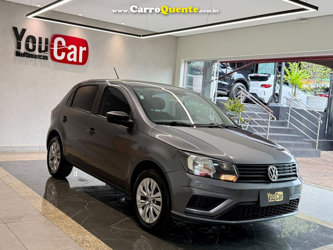 VOLKSWAGEN   GOL 1.6 MSI FLEX 16V 5P AUT.   CINZA 2021 1.6 FLEX - Loja