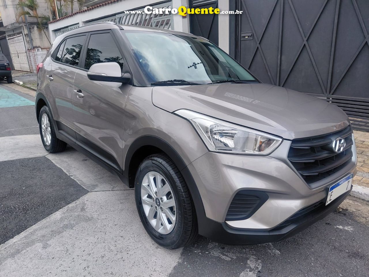HYUNDAI   CRETA ACTION 1.6 16V FLEX AUT.   PRATA 2021 1.6 FLEX - Loja